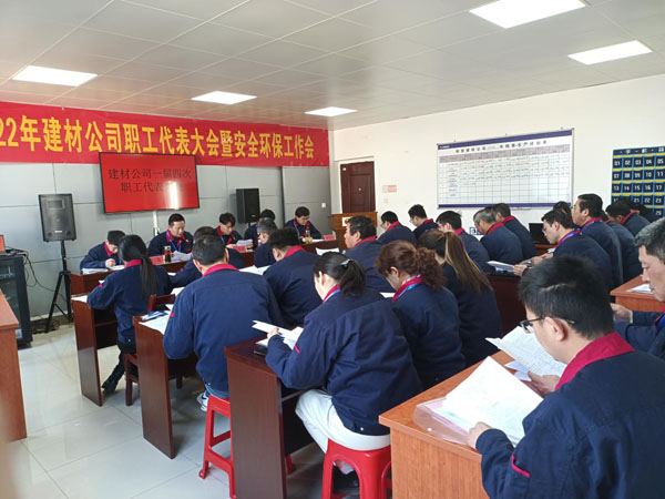 建材公司召开会议部署全年工作