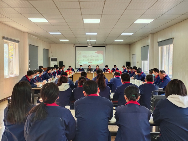 钢构公司召开2022年人才工作会暨表彰会 钢构公司召开2022年人才工作会暨表彰会