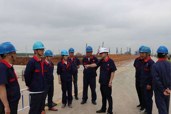 公司领导到铜基新材料项目调研 公司领导到铜基新材料项目调研